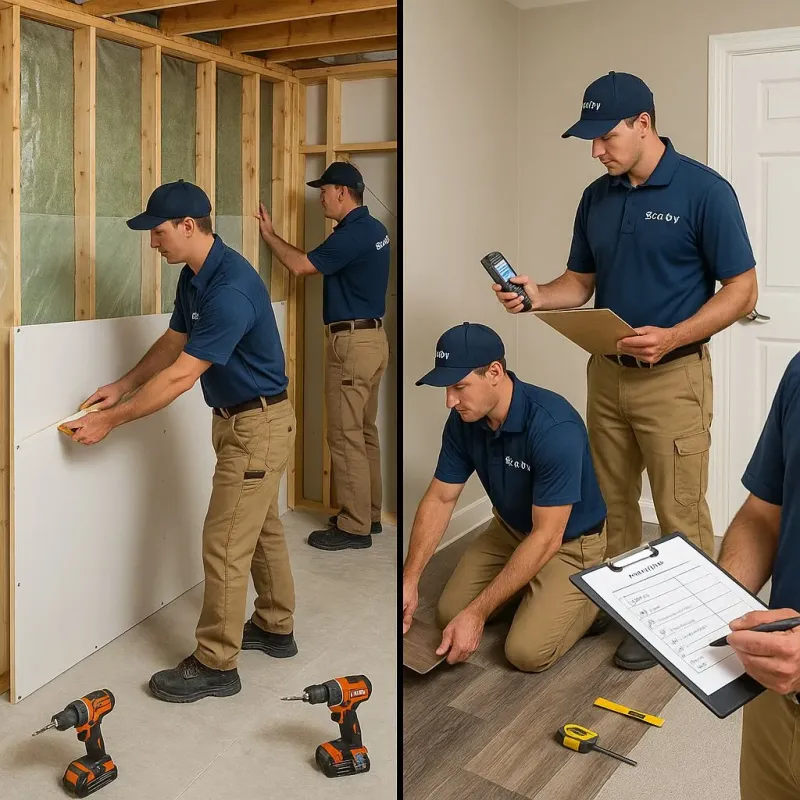 Repairs and Reconstruction process in New Preston, CT