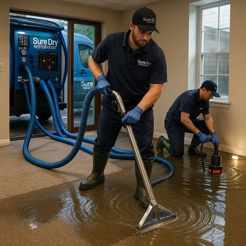 Water Extraction and Removal process in New Preston, CT